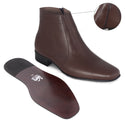 Winter shoes / 100% genuine leather -brown -7945