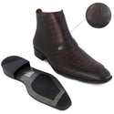 Winter shoes / 100% genuine leather -brown -7947