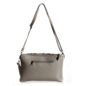 clutches/ gray decorated with beads/ 28 cm * 20 cm / made in turkey -3483