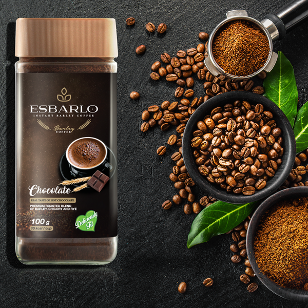 Esbarlo - Barley Coffee (Chocolate) 100 gm or 200 gm-6126