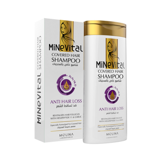 MineVital ( Hijab ) Covered Hair Shampoo 300ML - Anti Hair Loss -7990
