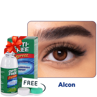 Brown / Monthly Contact Lenses /  -6455