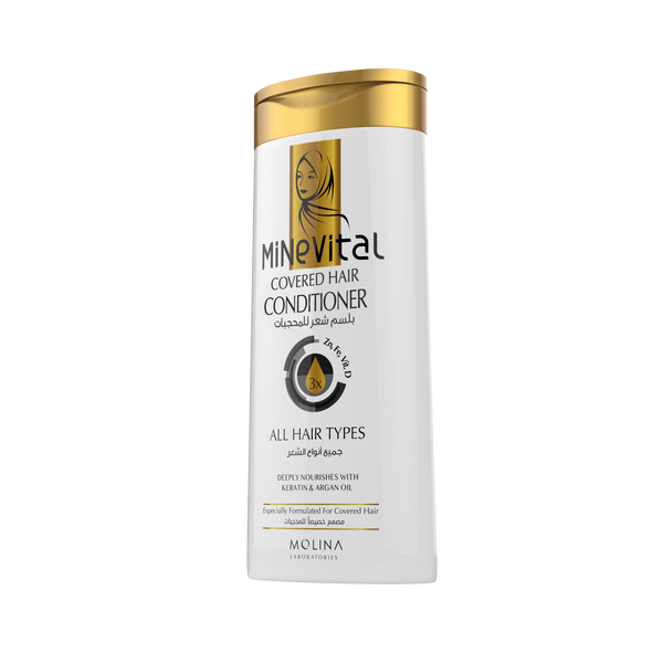 MineVital  ( Hijab ) Covered Hair  Conditioner 300ML - All Hair Types -7991