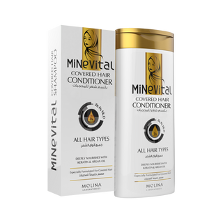 MineVital  ( Hijab ) Covered Hair  Conditioner 300ML - All Hair Types -7991