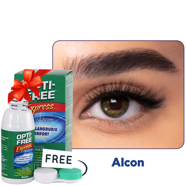 Green / Monthly Contact Lenses / -6458
